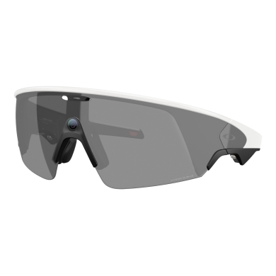 Oakley Sonnenbrille Meta Vanguard 800105 (Glasfarbe: Prizm Black) weiss - 1 Brille mit Hartschalenetui